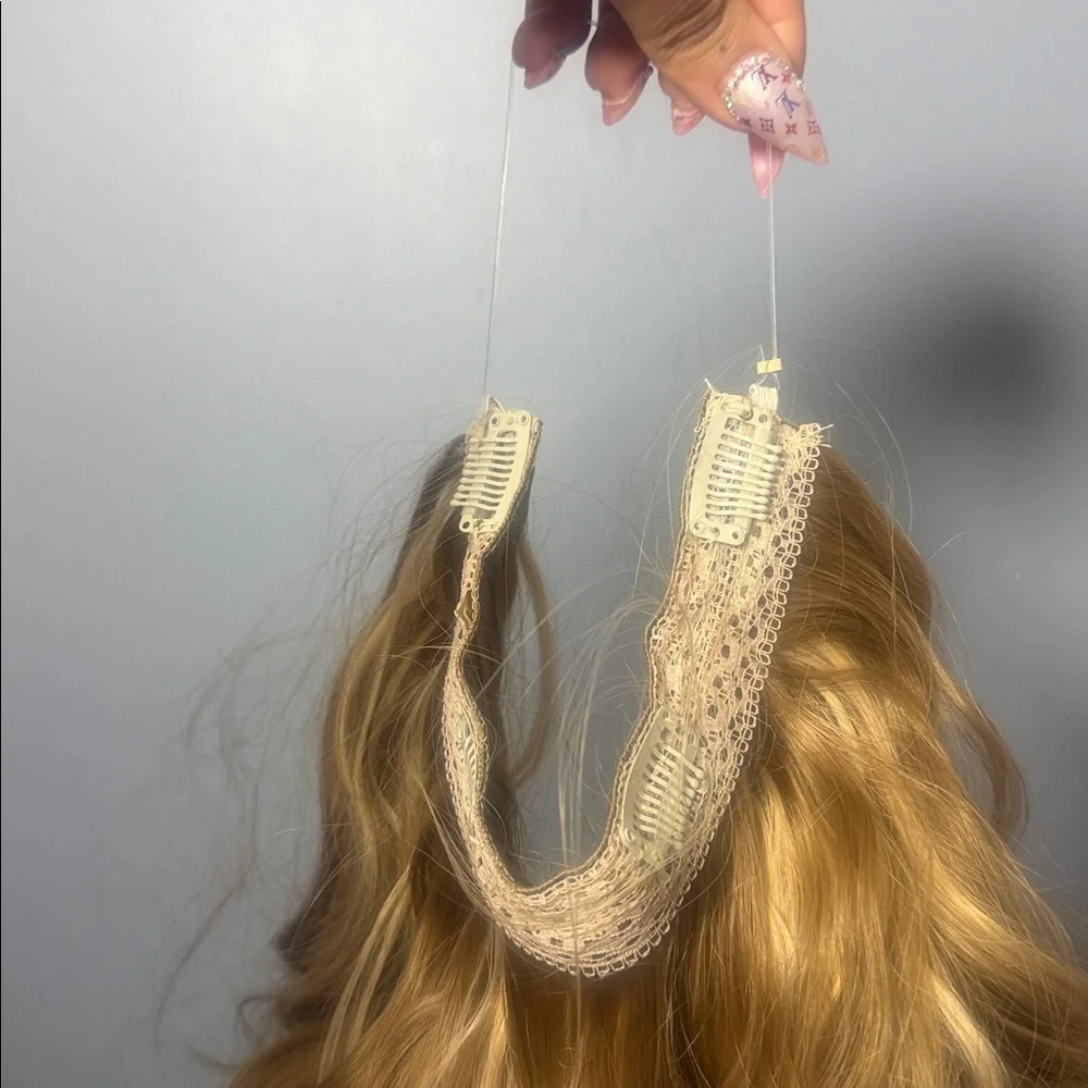 Echo Sunlit Blonde Curly halo